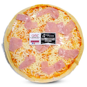 Pizza con jamon - lista-hornear